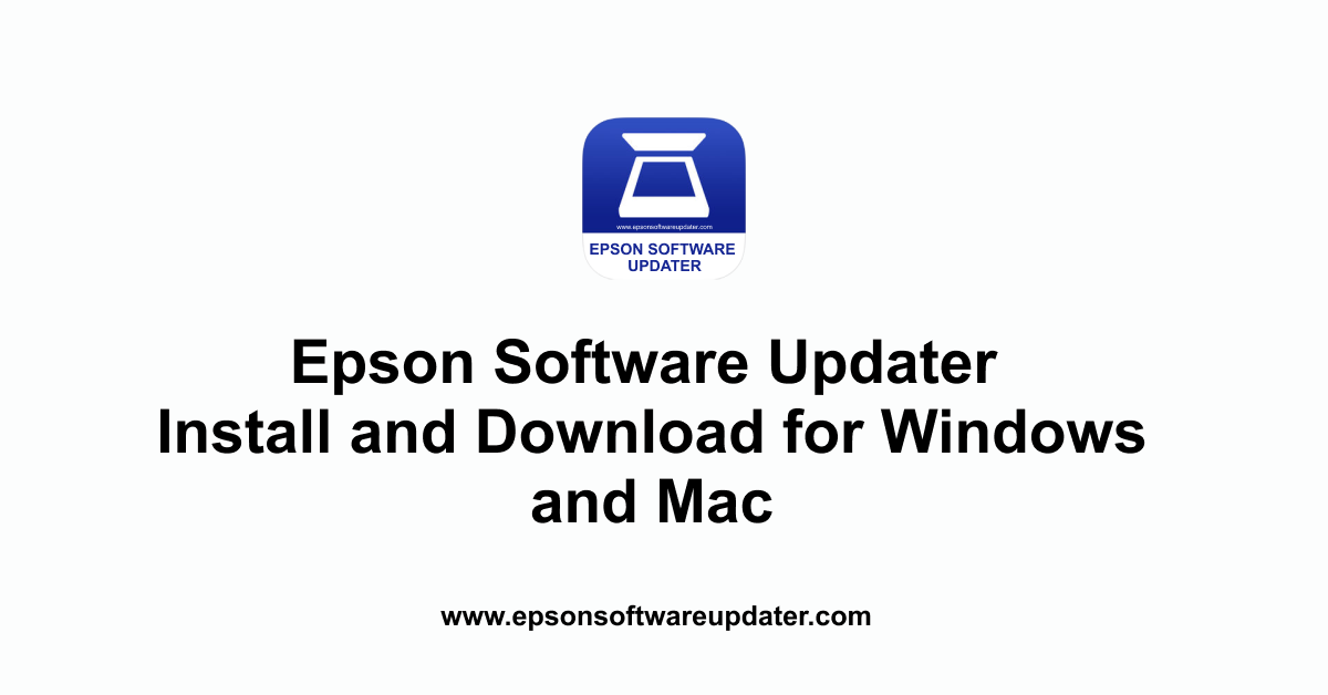 Epson-Software-Updater